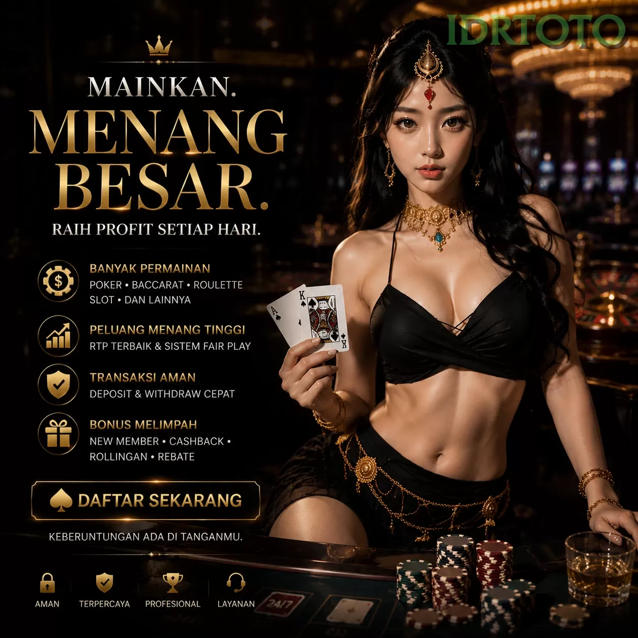 Main idrtotoq Menang Jackpot Besar