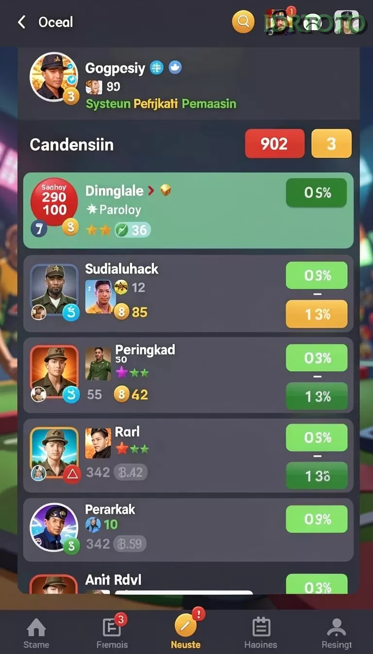 Screenshot Front Runner Odds On nomor 1